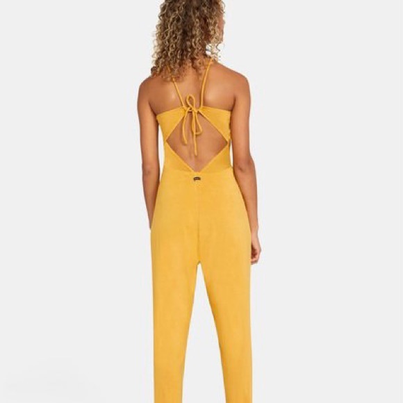 RVCA saloon halter jumpsuit . NWT . - Picture 4 of 8